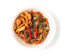 Лапша с курицей