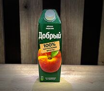 Сок яблоко-персик