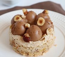 Пирожное Карамель-фундук