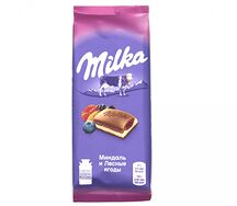 Шоколадная плитка Milka миндаль и орехи