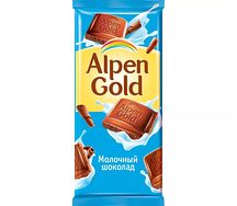 Шоколадная плитка Alpen Gold молочный