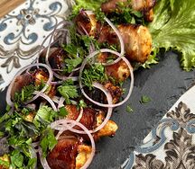 Куриное филе в беконе