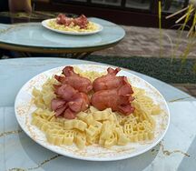 Сосисончики с макарошками
