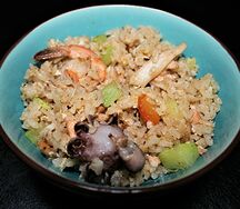 Тяхан с морепродуктами