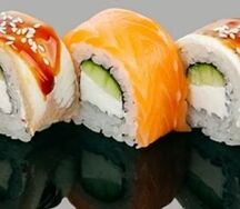 Ролл Унаги-сальмон