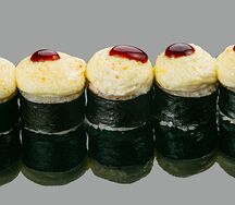 Запеченный с копченой курочкой 