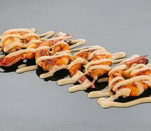 Шашлычки из креветок 