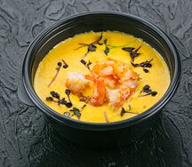 Крем-суп сливочный с креветкой