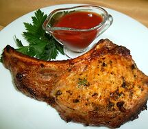 Шашлык из свиной корейки