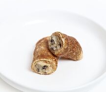 Блин с курицей и грибами
