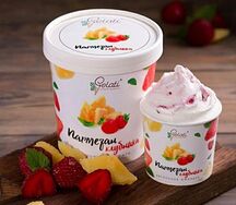 Мороженое Пармезан - клубника