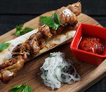 Шашлык из куриного бедра