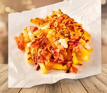 Фри бокс с сосисками и беконом