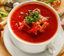 Борщ с говядиной