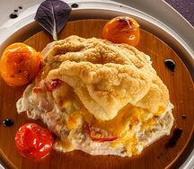 Курица по-европейски под снегом