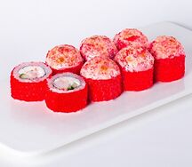 Запеченный с креветкой