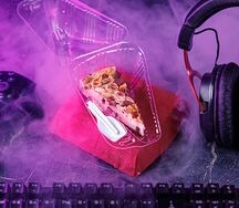 Чизкейк карамельный  с арахисом 