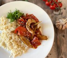 Джиз куриный по-уйгурски 
