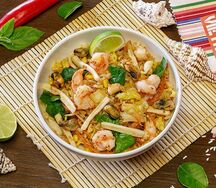 Жареный рис с морепродуктами