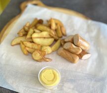 Ланч-бокс с куриными сосисками