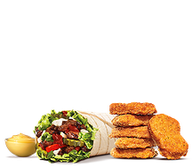 Ролл на выбор с закуской и соусом