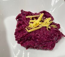 Свекла с сыром и чесноком