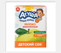 Сок детский Агуша Яблоко