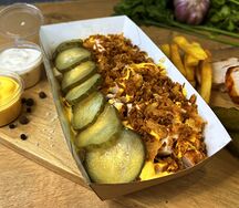 Фирменная картошка с курицей