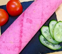 Шаурма в розовом лаваше