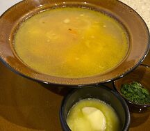 Уха с красной рыбой 