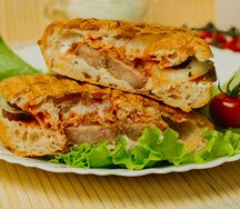 Чиабатта  с курицей
