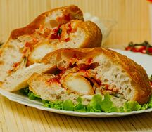 Чиабатта с сырными палочками