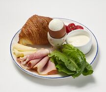 Завтрак мечты с ветчиной