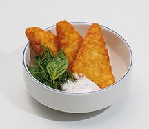 Хашбраун с соусом тартар 