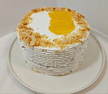 Торт Творожно-персиковый