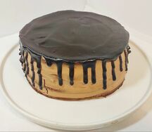 Шоколадно-карамельный медовик