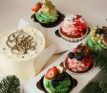 Набор капкейков и бенто-тортика