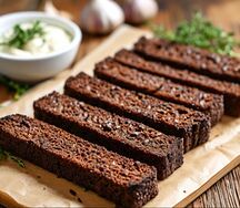 Гренки чесночные 