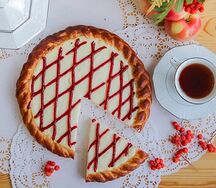 Пирог с творогом