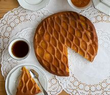 Пирог с абрикосом