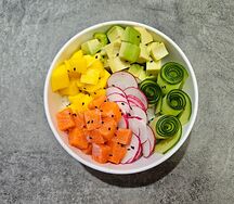 Поке с лососем