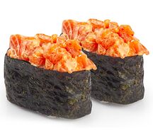 Гункан острый лосось