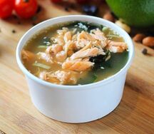 Мисо-суп с лососем