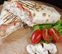 Шаурма грибная стандарт с курицей