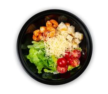 Салат Цезарь с креветками