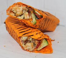 Шашлык из курицы в сырном лаваше большой