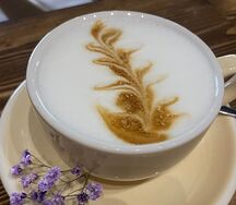 Латте Черника-Лаванда