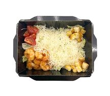 Салат Цезарь с креветками