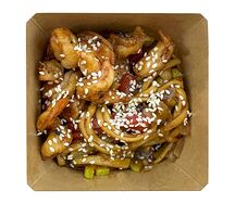 Лапша удон с креветками