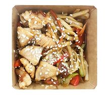 Лапша удон с курицей